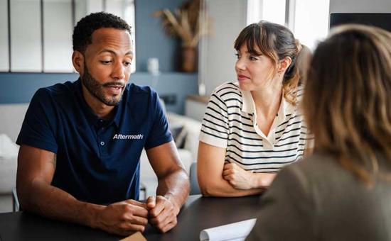 Aftermath employee and client